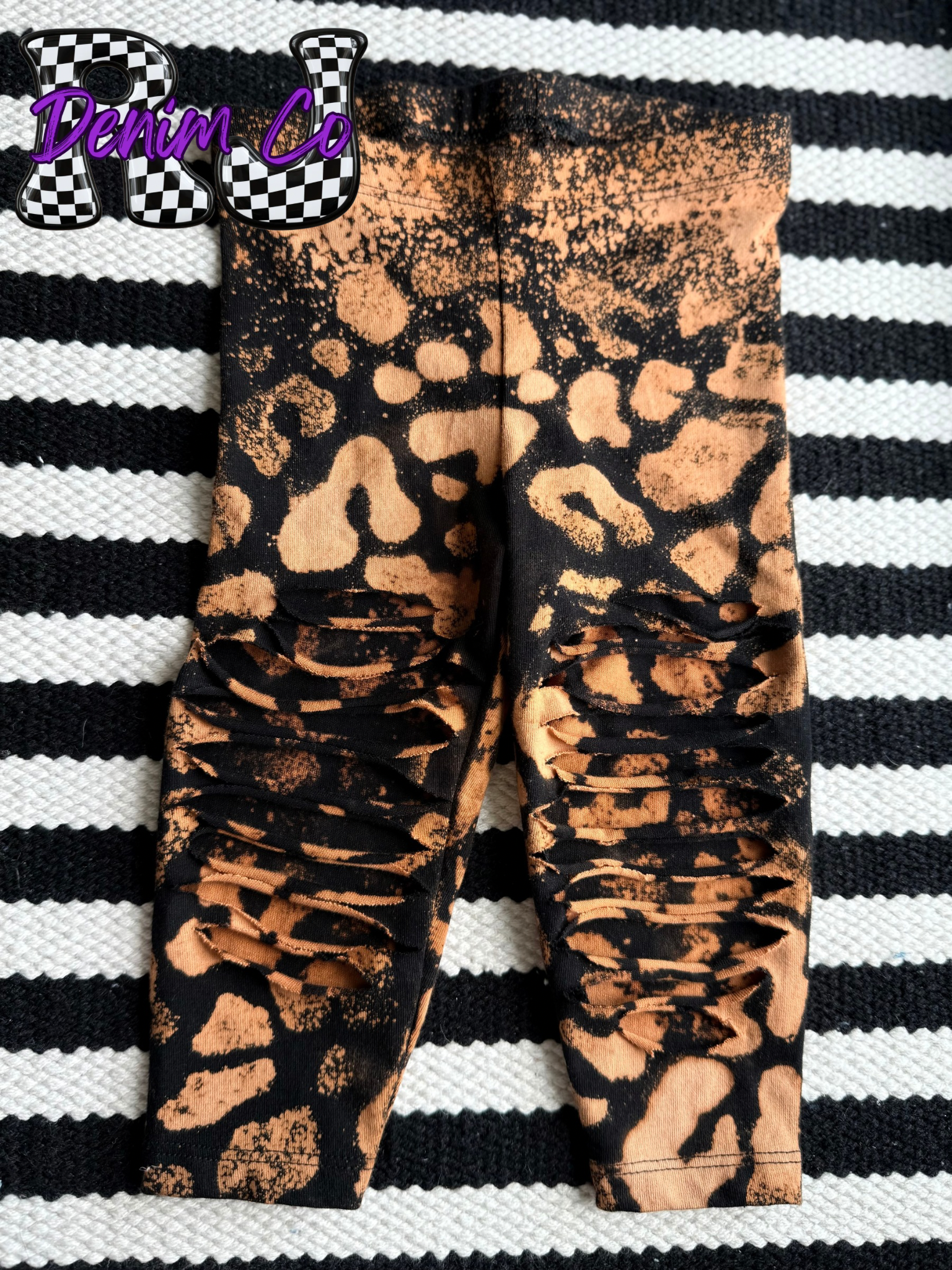 12m Cheetah Shredded Leggings