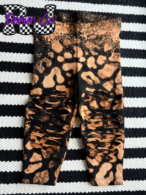 12m Cheetah Shredded Leggings