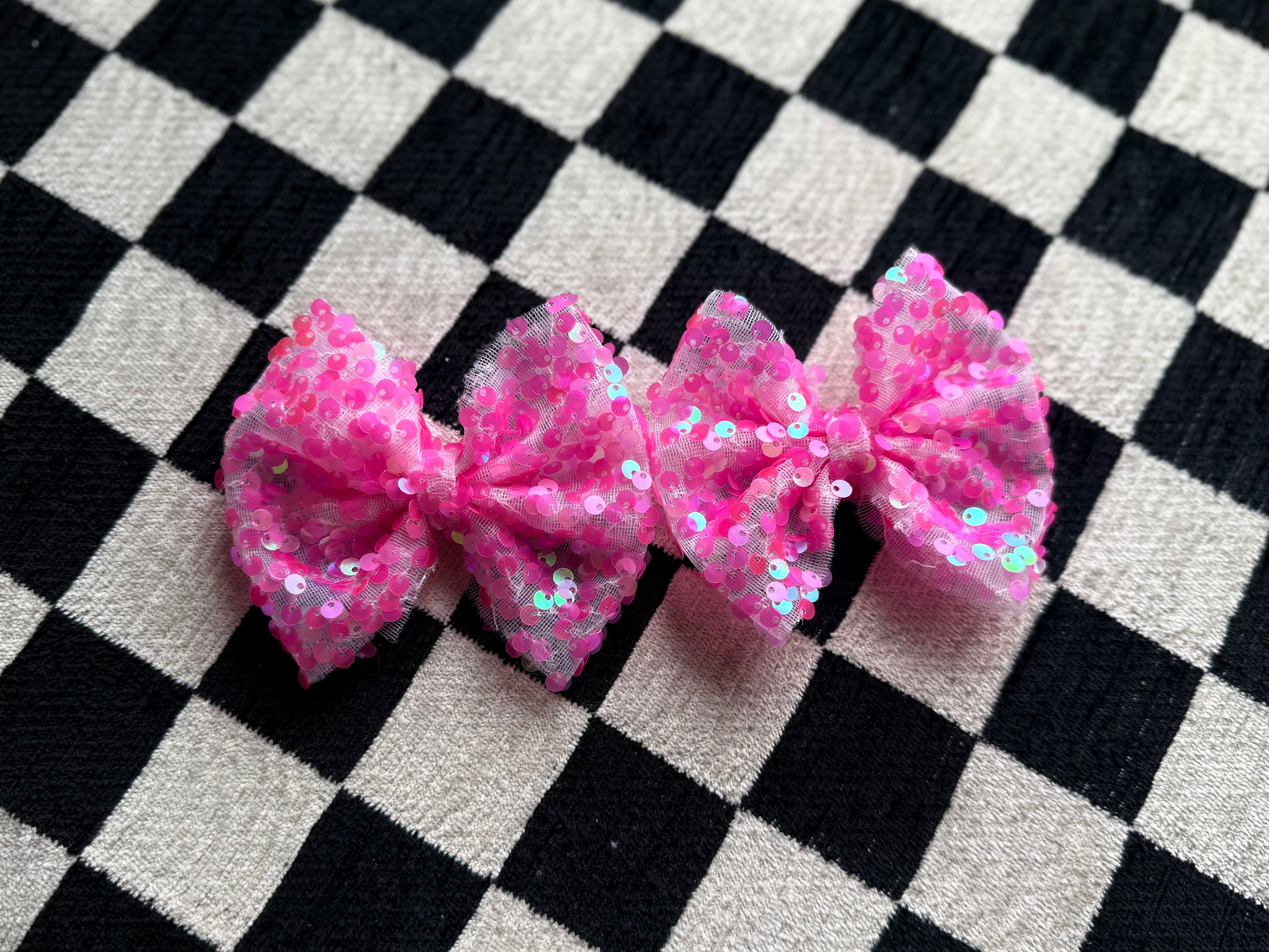 Pink Sequin BIGGIES