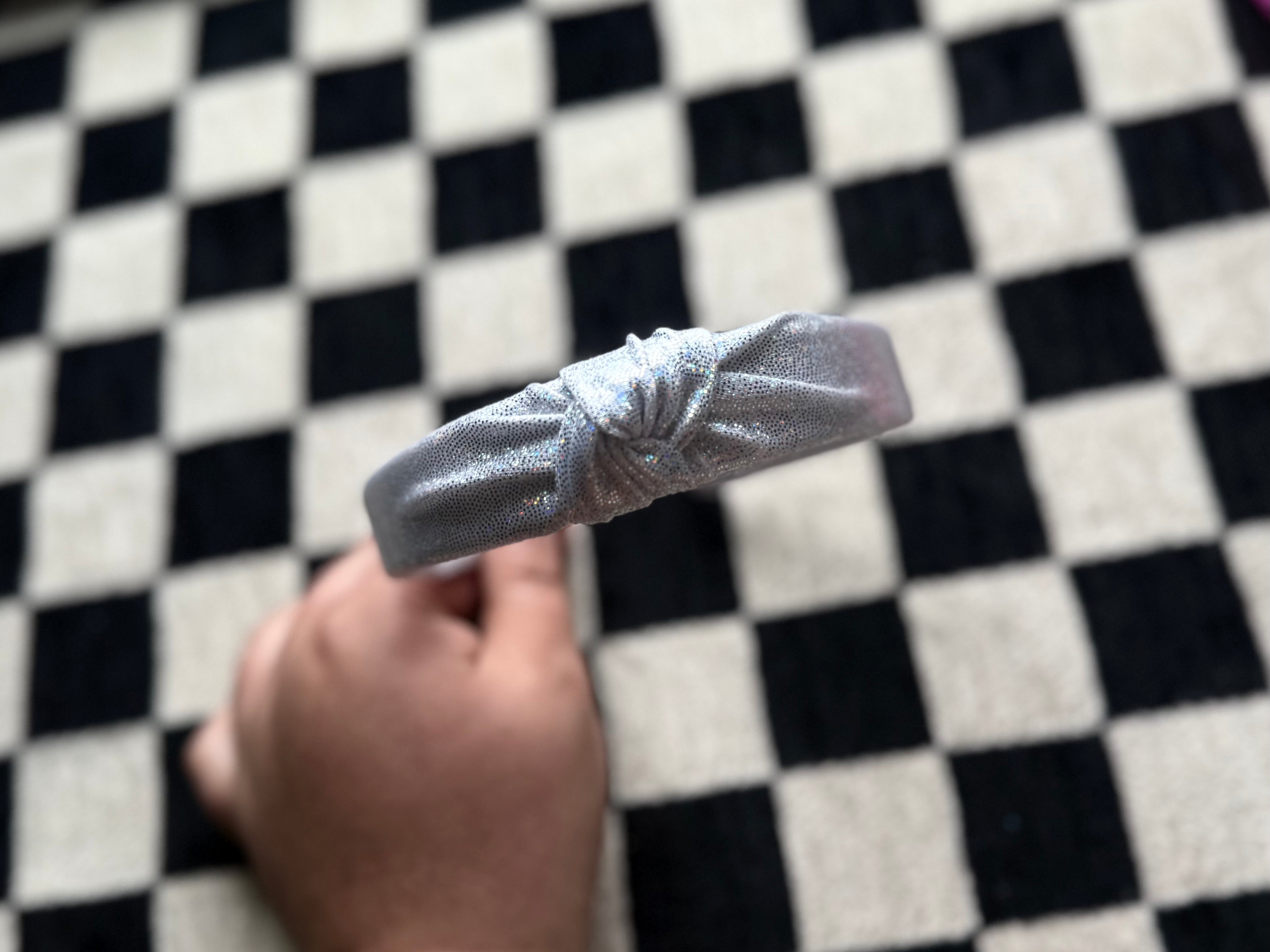 Silver headband